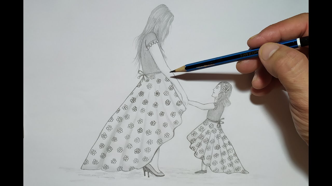 Detail Cara Menggambar Ibu Nomer 4