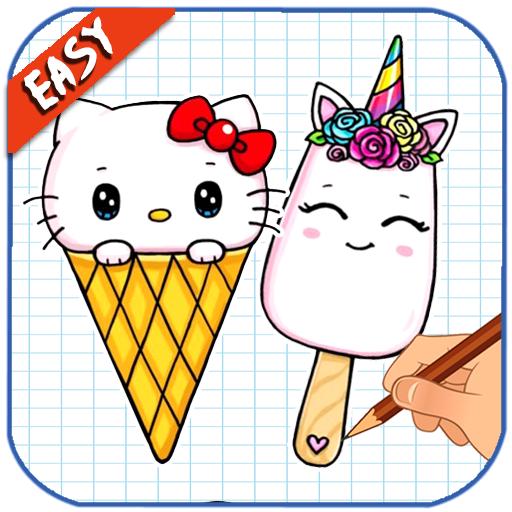 Detail Cara Menggambar Ice Cream Nomer 19