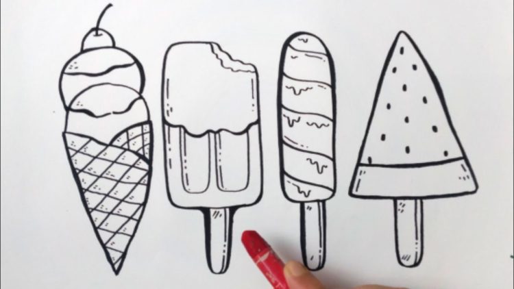 Detail Cara Menggambar Ice Cream Nomer 21