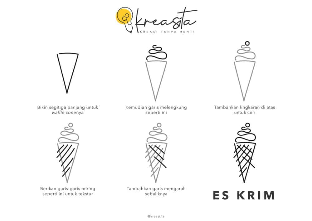 Detail Cara Menggambar Ice Cream Nomer 23