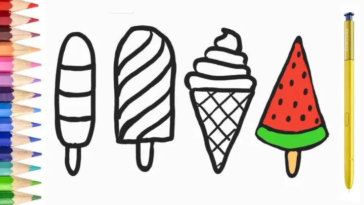 Detail Cara Menggambar Ice Cream Nomer 37