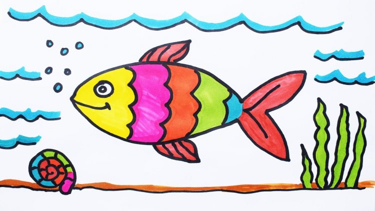 Detail Cara Menggambar Ikan Yang Bagus Nomer 35