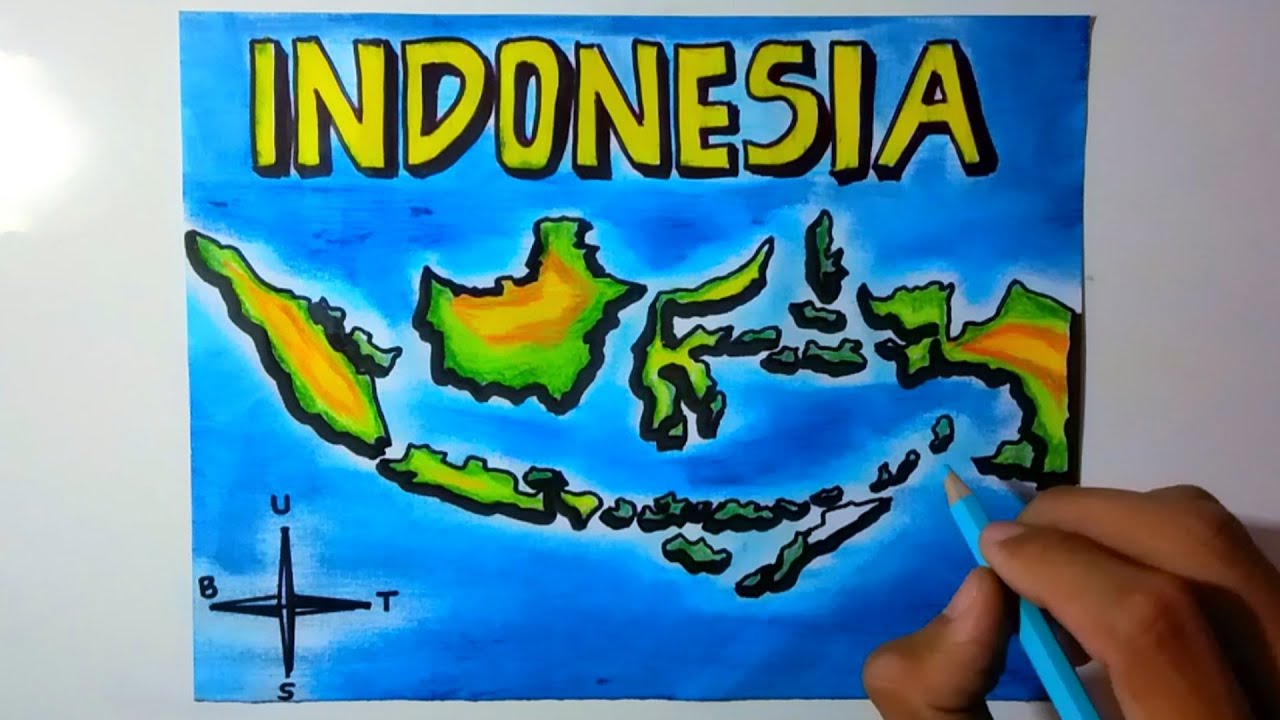 Detail Cara Menggambar Indonesia Nomer 5