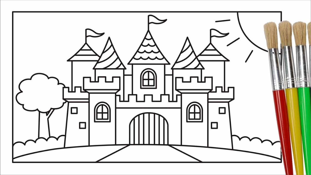 Detail Cara Menggambar Istana Yang Bagus Dan Mudah Nomer 7