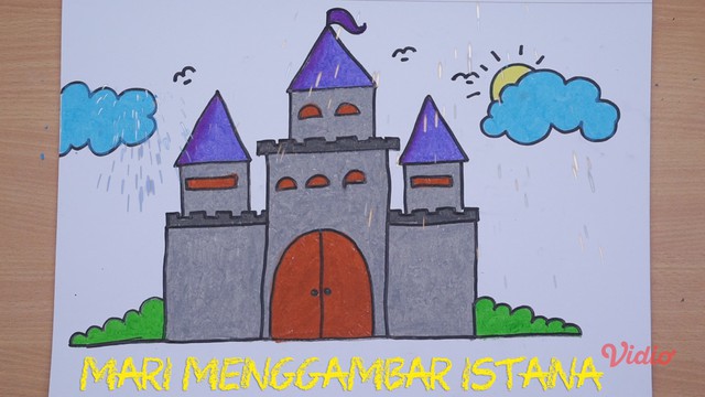 Detail Cara Menggambar Istana Yang Mudah Nomer 13