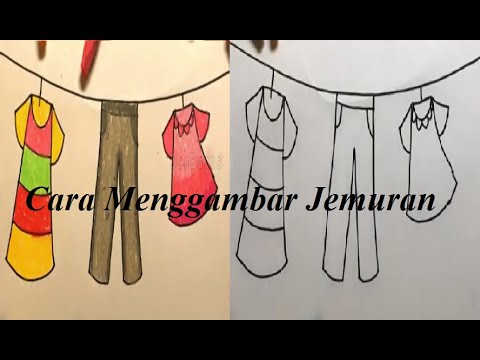 Detail Cara Menggambar Jemuran Baju Nomer 6