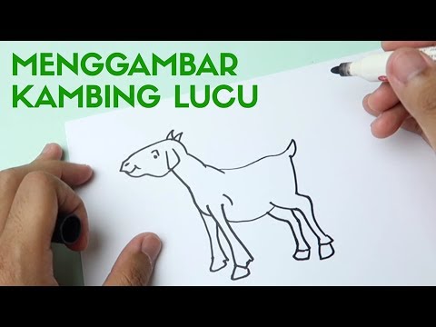 Detail Cara Menggambar Kambing Dengan Mudah Nomer 4