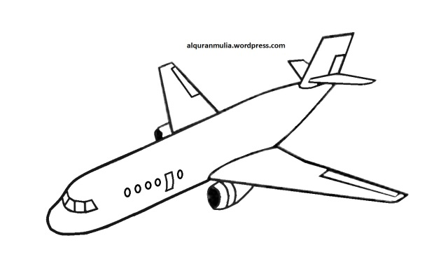 Detail Cara Menggambar Kapal Terbang Nomer 17