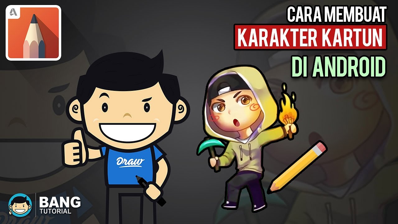 Detail Cara Menggambar Karakter Kartun Nomer 4