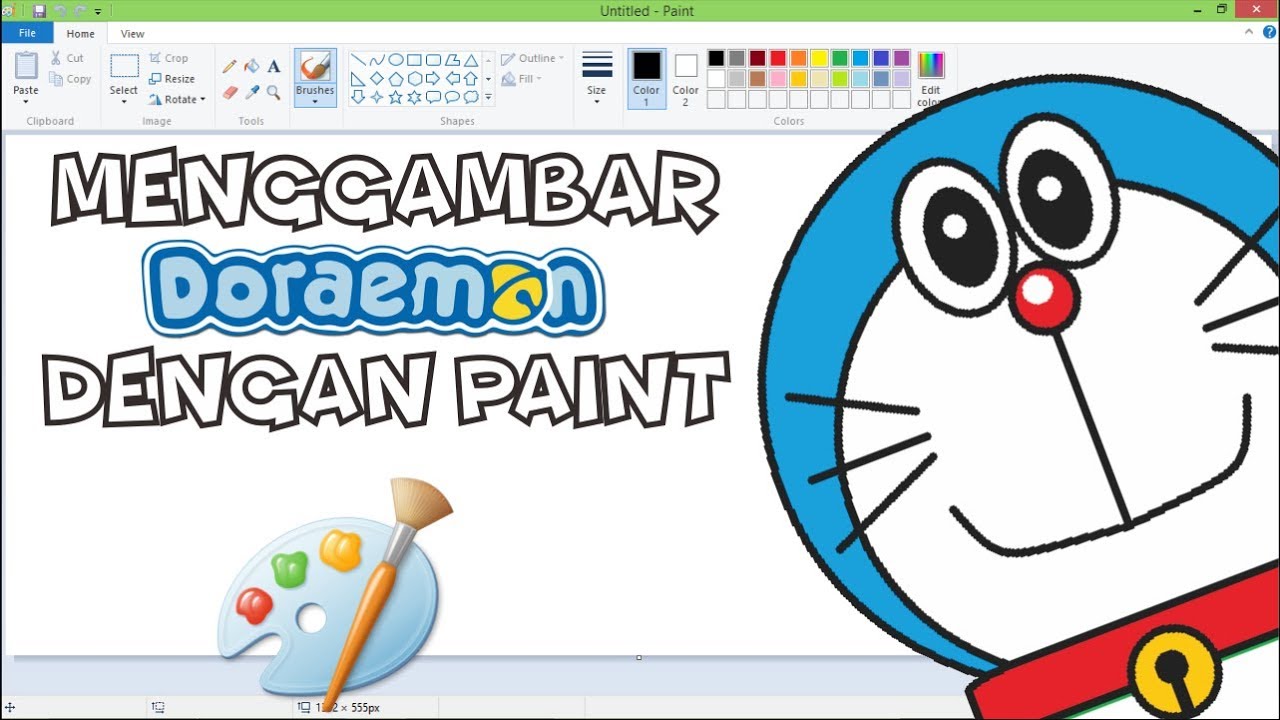 Detail Cara Menggambar Kartun Di Paint Nomer 6