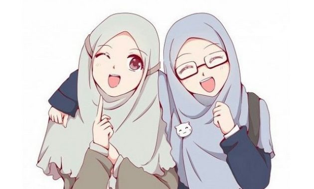 Detail Cara Menggambar Kartun Muslimah Nomer 30
