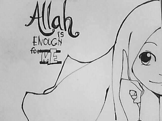 Detail Cara Menggambar Kartun Muslimah Yang Mudah Nomer 14