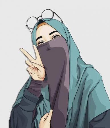 Detail Cara Menggambar Kartun Muslimah Yang Mudah Nomer 49
