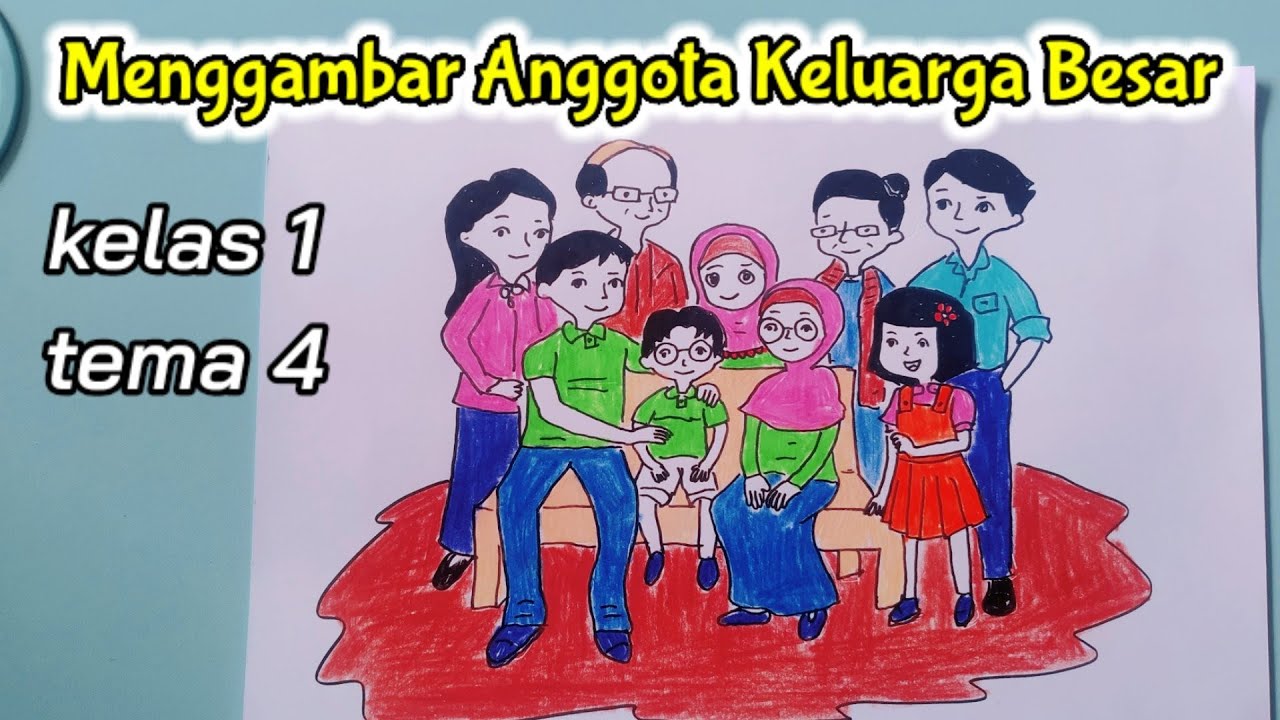 Detail Cara Menggambar Keluarga Besar Nomer 4