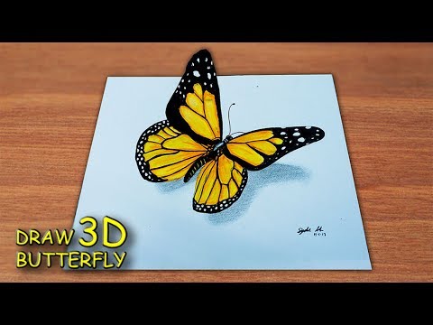 Detail Cara Menggambar Kupu Kupu 3d Nomer 2