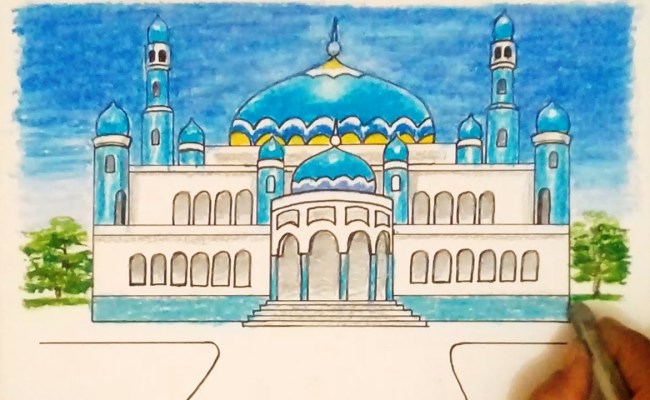 Detail Cara Menggambar Masjid Nomer 16