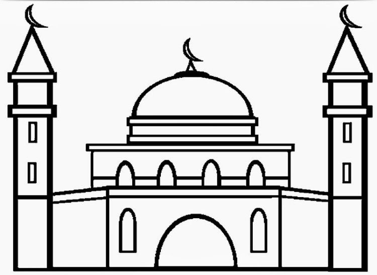Detail Cara Menggambar Masjid Nomer 36