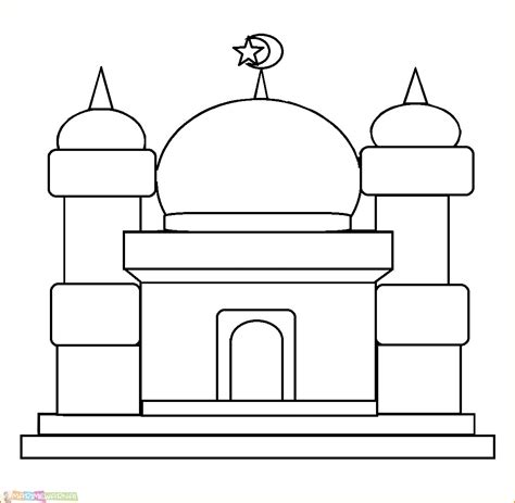 Detail Cara Menggambar Masjid Nomer 43