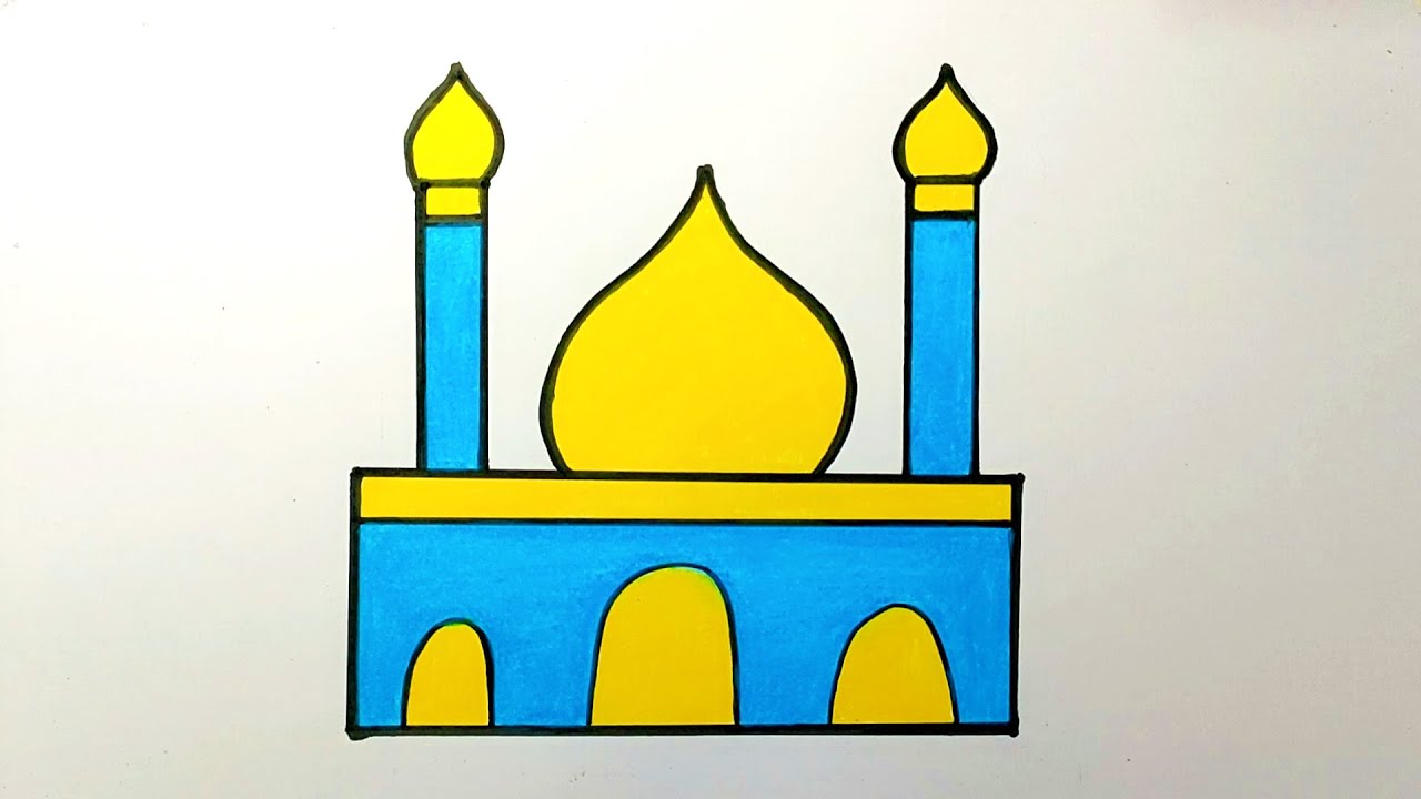 Detail Cara Menggambar Masjid Nomer 7