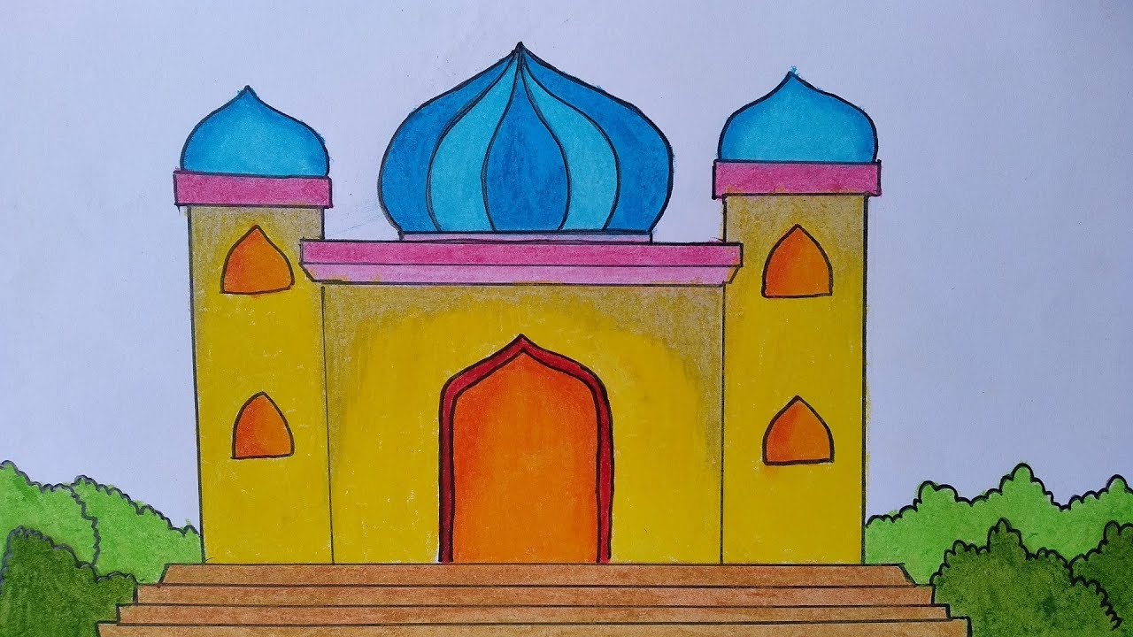 Detail Cara Menggambar Masjid Yang Bagus Nomer 10