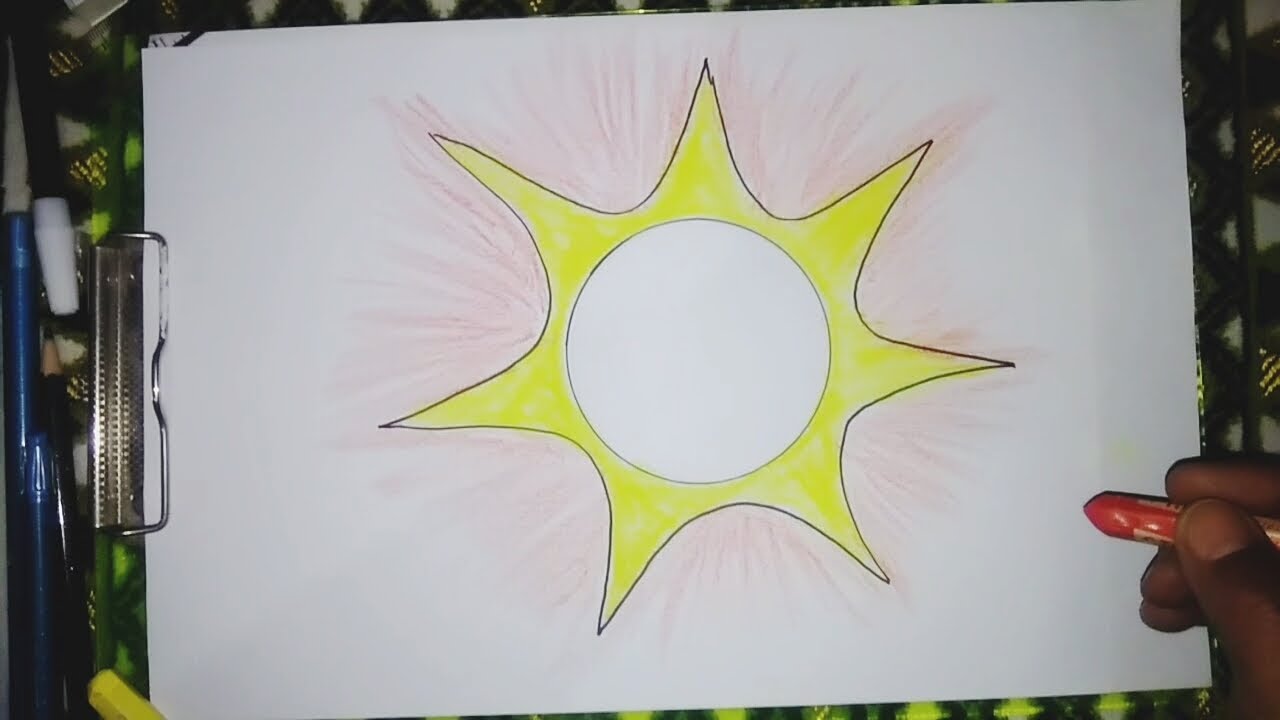 Detail Cara Menggambar Matahari Yang Bagus Nomer 4