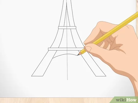 Detail Cara Menggambar Menara Eiffel Dengan Mudah Nomer 11