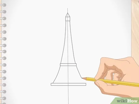 Detail Cara Menggambar Menara Eiffel Dengan Mudah Nomer 12