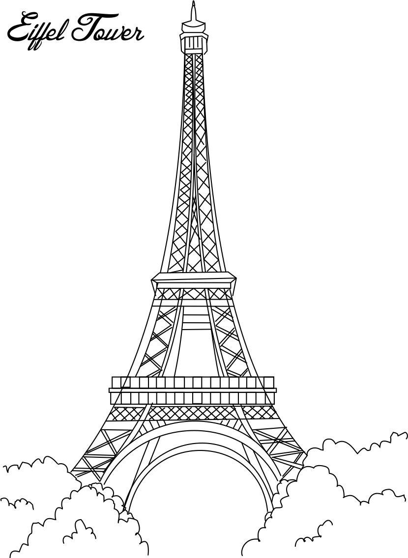 Detail Cara Menggambar Menara Eiffel Dengan Mudah Nomer 27