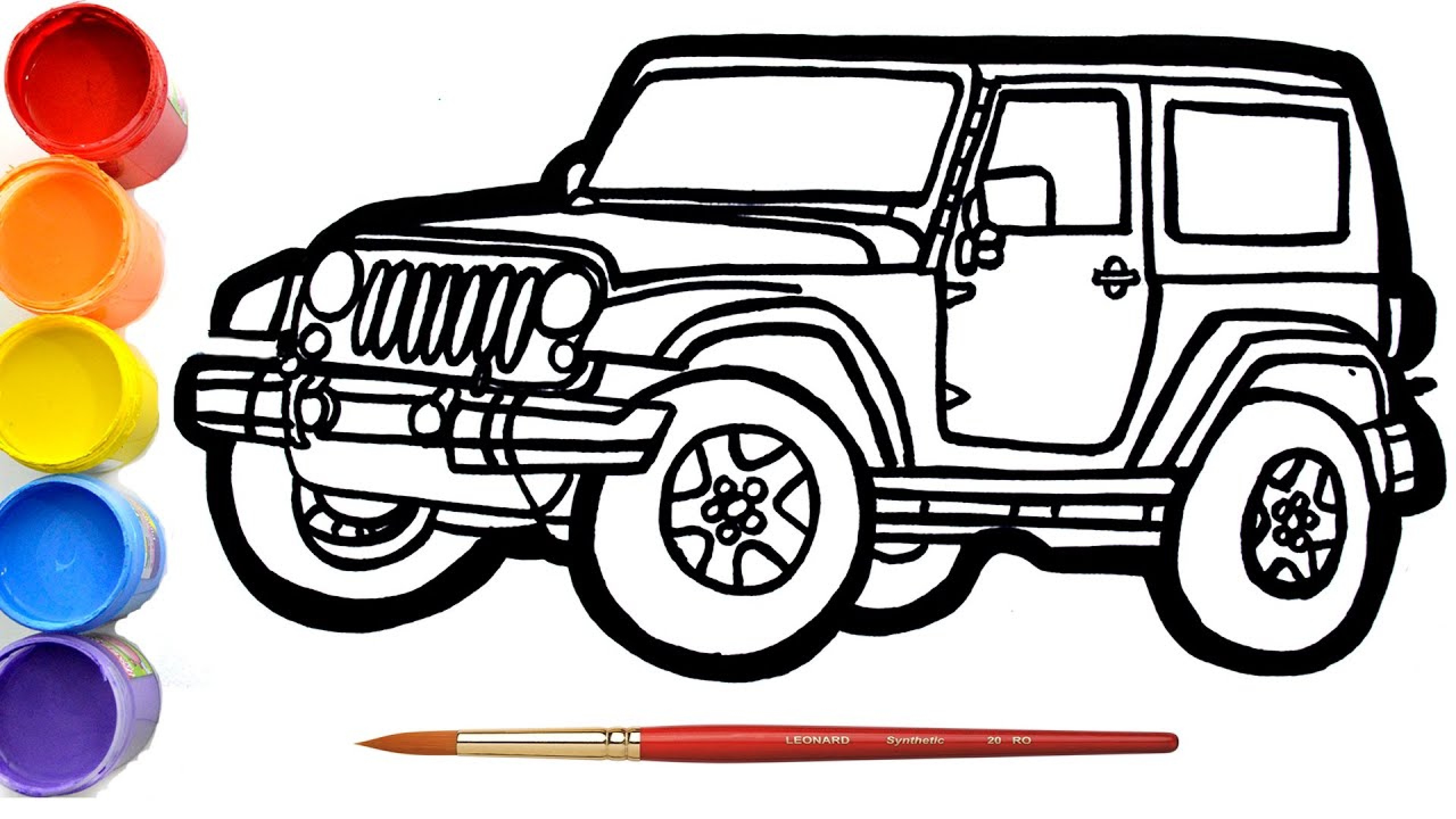 Detail Cara Menggambar Mobil Jeep Nomer 11