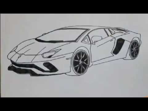 Detail Cara Menggambar Mobil Lamborghini Nomer 2