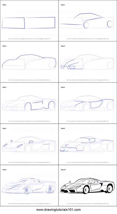 Detail Cara Menggambar Mobil Lamborghini Nomer 12