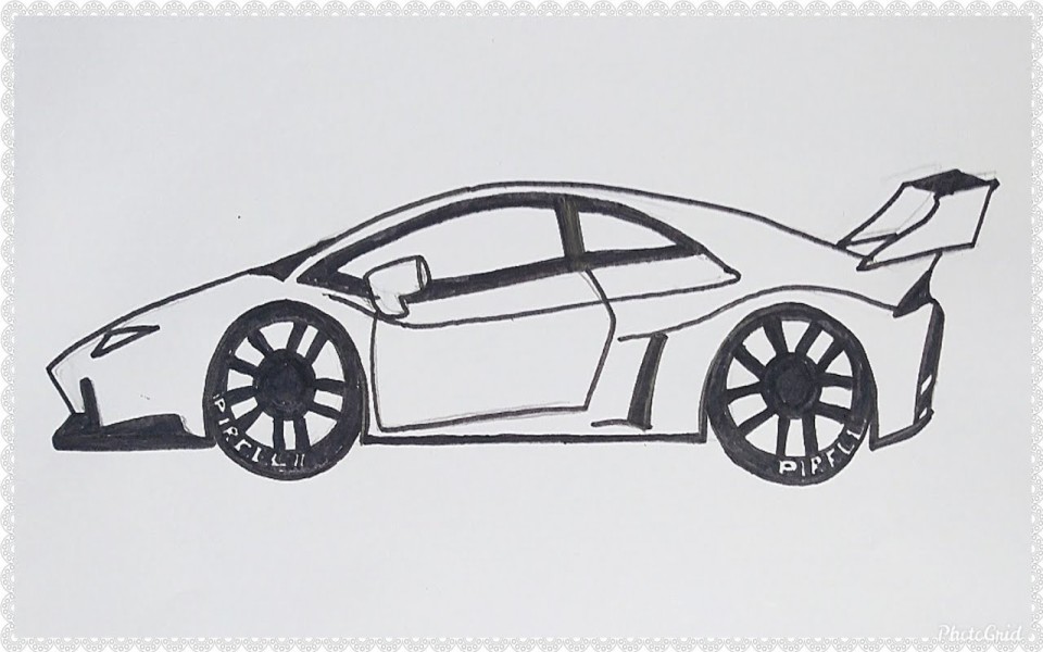 Detail Cara Menggambar Mobil Lamborghini Nomer 17