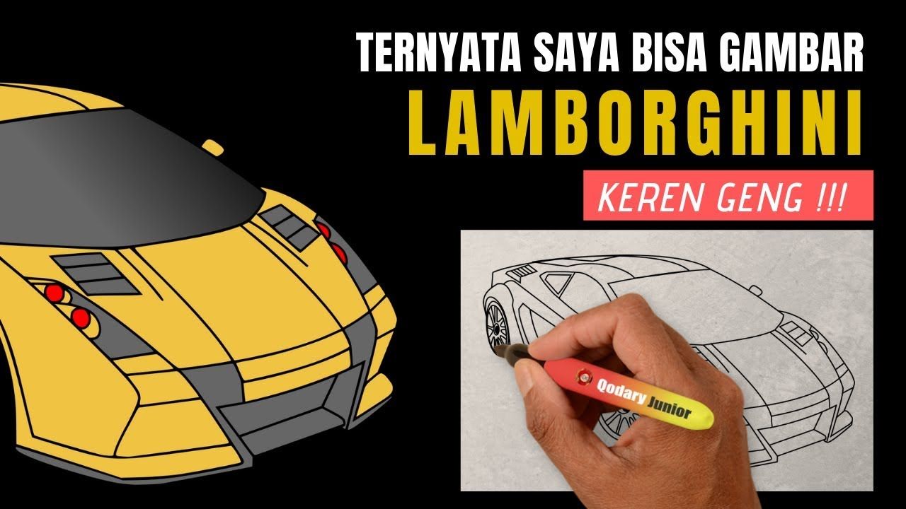 Detail Cara Menggambar Mobil Lamborghini Nomer 21