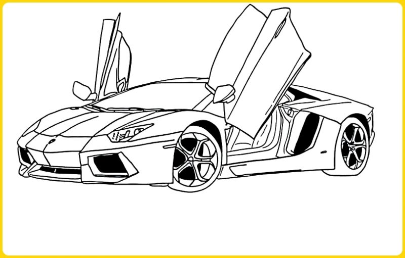 Detail Cara Menggambar Mobil Lamborghini Veneno Nomer 11