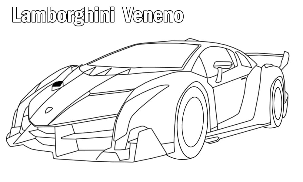Detail Cara Menggambar Mobil Lamborghini Veneno Nomer 4