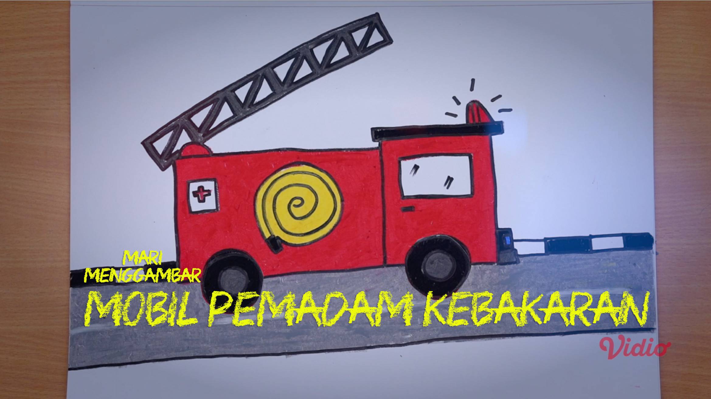 Detail Cara Menggambar Mobil Pemadam Kebakaran Nomer 19