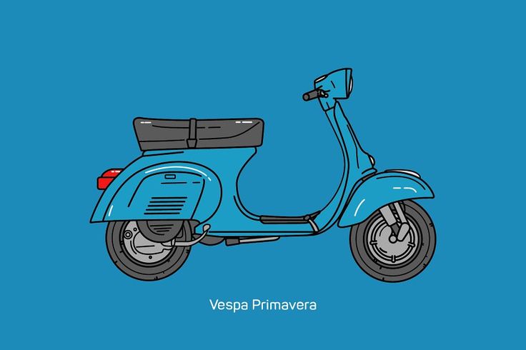 Detail Cara Menggambar Motor Vespa Nomer 40