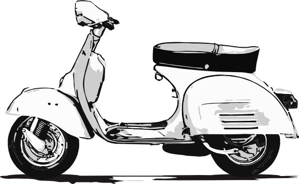 Detail Cara Menggambar Motor Vespa Nomer 42