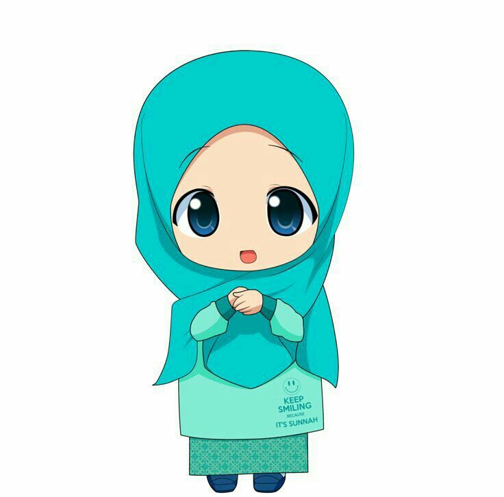 Detail Cara Menggambar Orang Berhijab Kartun Nomer 20