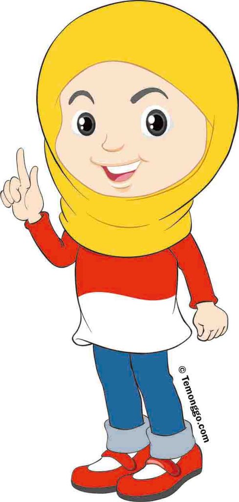 Detail Cara Menggambar Orang Berhijab Kartun Nomer 49