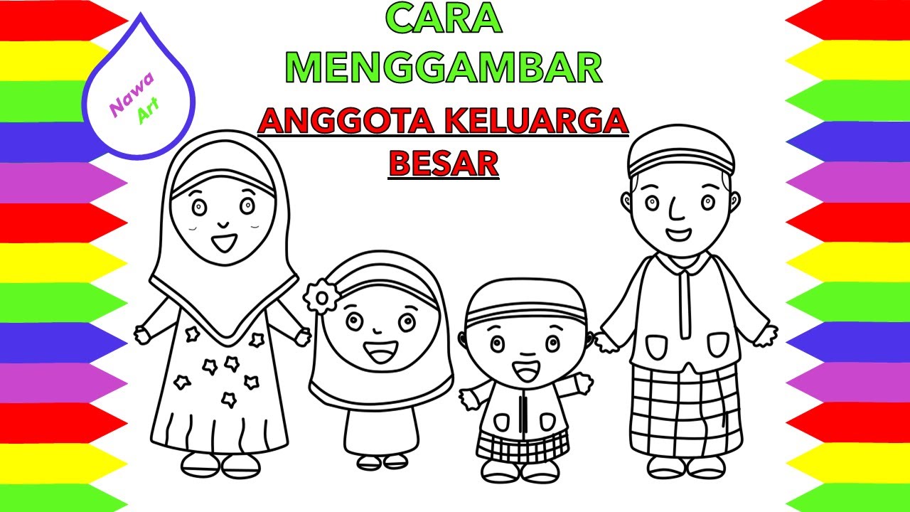 Detail Cara Menggambar Orang Berhijab Kartun Nomer 52