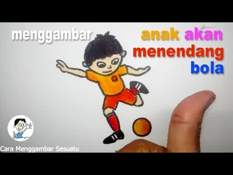 Detail Cara Menggambar Orang Bermain Sepak Bola Nomer 6