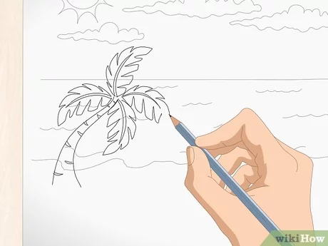 Detail Cara Menggambar Pemandangan Pantai Nomer 27