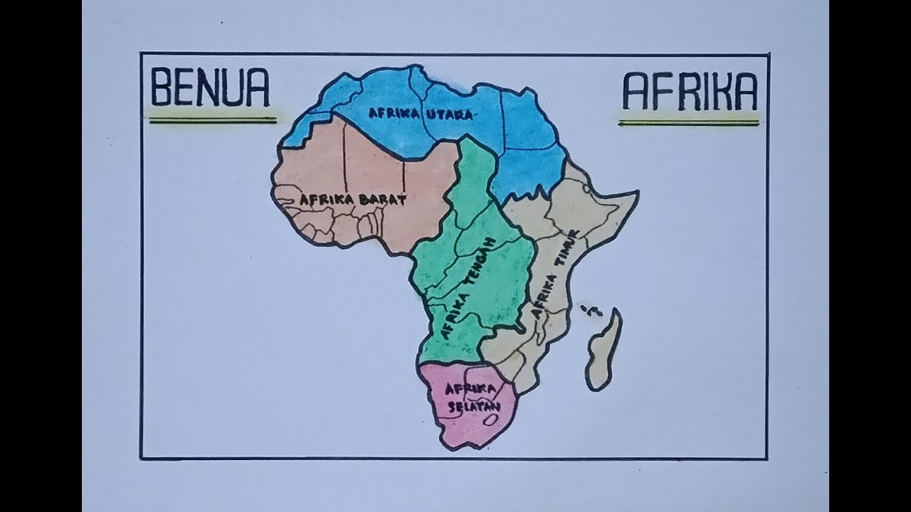 Cara Menggambar Peta Benua Afrika - KibrisPDR