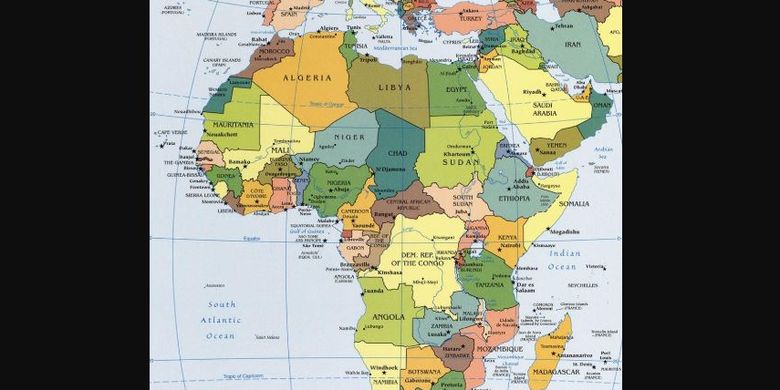 Detail Cara Menggambar Peta Benua Afrika Nomer 11