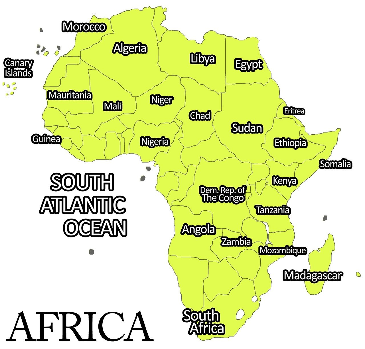 Detail Cara Menggambar Peta Benua Afrika Nomer 4