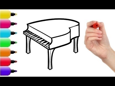 Cara Menggambar Piano - KibrisPDR