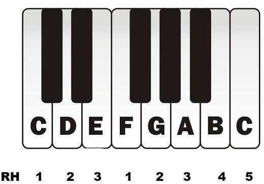 Detail Cara Menggambar Piano Nomer 11