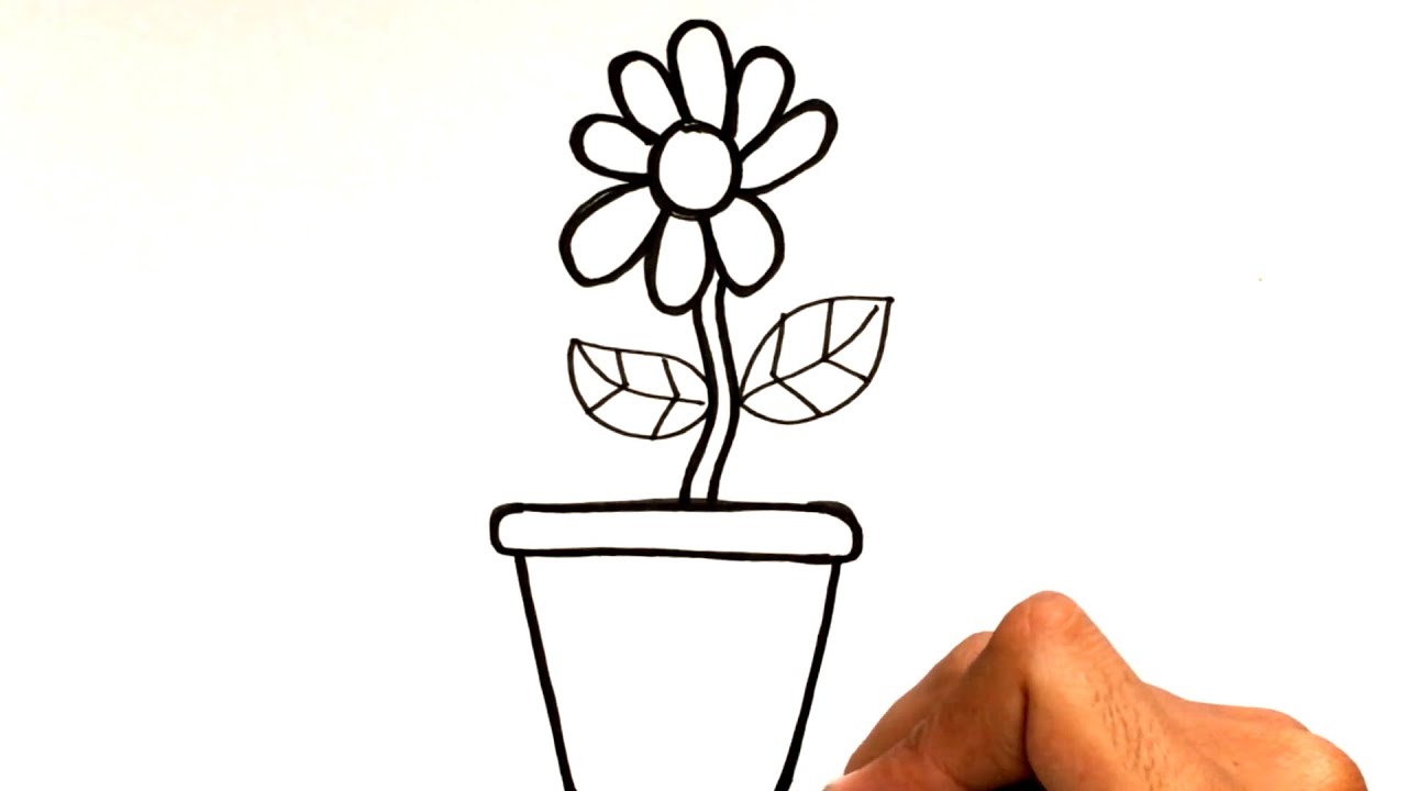 Detail Cara Menggambar Pot Bunga Yang Bagus Nomer 4