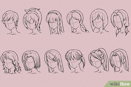 Detail Cara Menggambar Rambut Anime Nomer 10